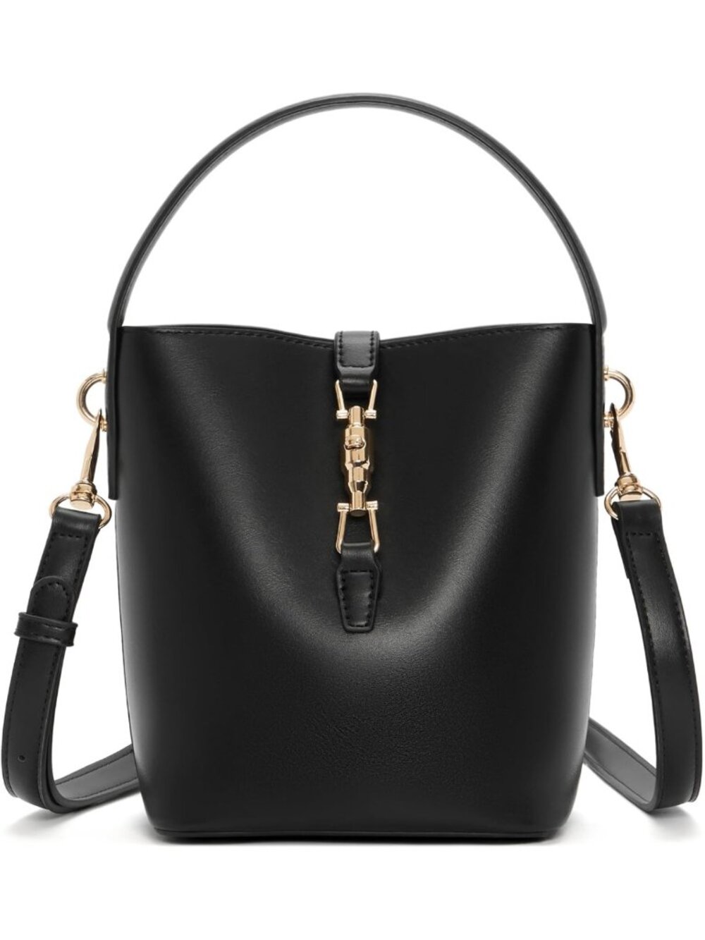 Trendy Small Vegan Leather Bucket Bag for Women | Stylish Crossbody & Shoulder